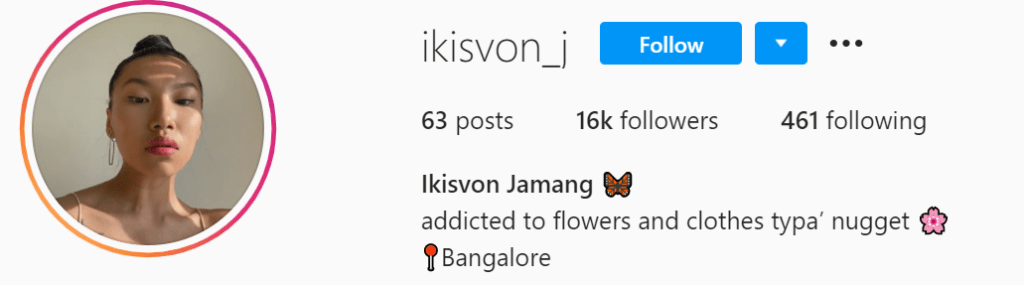 Top Tangkhul Instagram account | Ikisvon Jamang
